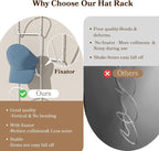18 Pack Over The Door Hat Organizer for baseball caps | Multi-Functional Baseball Hat Rack for Closet | Wall Mounted Hat s to