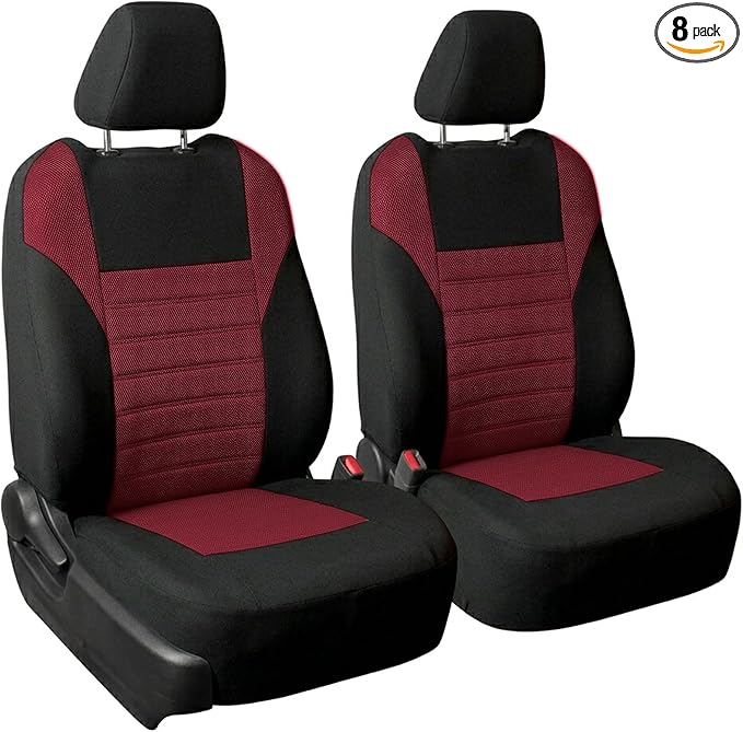 FH Group Automotive Car Seat Covers Front Set Premium 3D Air Mesh Front Seat Covers, Airbag Compatible Universal Fit Interior