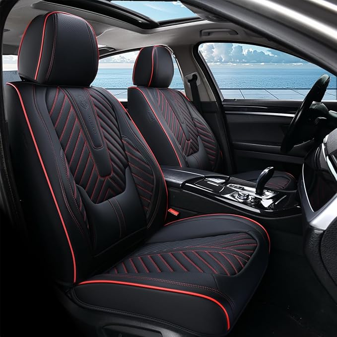 Coverado Seat Covers, Front Car Seat Covers, Waterproof Seat Covers, Car Seat Covers Front Seats, Leather Seat Covers for Car
