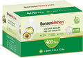Bonsenkitchen Vacuum Sealer Bags,400 Quart 8" x 12" Precut Food Sealer Bags, Commercial Grade, BPA Free, Heavy Duty, Customiz