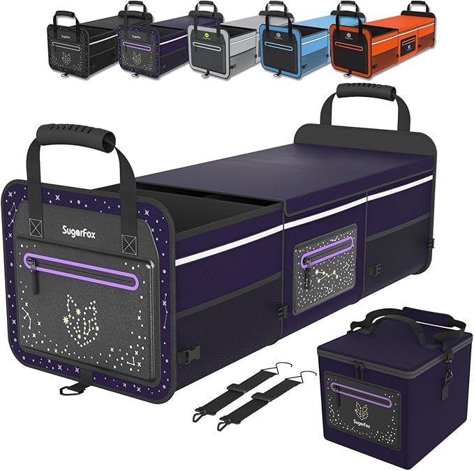 Car Trunk Organizer | Foldable, Waterproof | Trunk Organizer for SUV/Cars | Car Organizers & Storage - Car Accessories for Wo