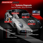 OBD2 Scanner Diagnostic Tool for Porsche/Cayenne, iCarsoft POR V2.0 Code Reader Battery Registration for Porsche, All System
