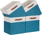 Temary Cube Storage Bins Storage Cube Bins for Home, 4 Pack Fabric Storage Bins for Organization, Storage Cubes 13x13 Cube Ba