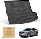 LASFIT Trunk Mat for Acura RDX 2019-2026, All Weather TPE Cargo Mats Custom Fit 2025 RDX Cargo Liner & Rear Trunk Liner, Black, Easy to Clean