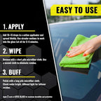 Apex Glass 50ml Hydrophobic Ceramic Coating - Professional Rain Repellent for Windshields & Windows - Long Lasting Nano Silic
