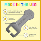 Bucklebee Easy Car Seat Buckle Release Aid for Children Unbuckle Car Seat Release Tool - Button Pusher - Opener for Nails - Buckle Release Tool (2 Packs Gray)