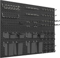 Peg Board Kit, Includes Pegboard and Accessories,with Hooks and Bins,Peg Board Wall Organizer for Office,Ornaments Display,Cr