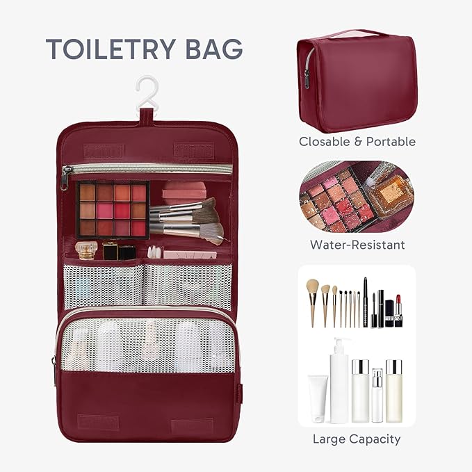 10 Set Packing Cubes for Travel, Gifts for Women Mom,Anti-Tearing Suitcase Organizer for Luggage with Shoe & Hanging Toiletry