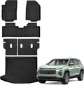 Auxko All Weather Floor Mats Cargo Mat Backrest Mat Fit for Chevrolet Equinox 2025 2026 & GMC Terrain 2025 2026 Gas (Not EV) TPE Rubber Liners Accessories Odorless All Season Car Floor Liner Black