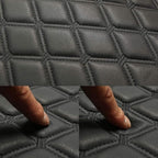 Black Panther 1 Piece PU Car Seat Cover Front Seat Protector Compatible with 90% Vehicles,Embroidery,Anti-Slip & Full Wrappin