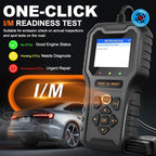 Car Code Reader, OBD2 Scanner for Check Engine Light/Oil Light Reset, Enhanced OBDII Scan Tool Car Accessories Fix Clear Fault