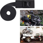 Ayaport Lashing Straps with Buckles Adjustable Cam Buckle Tie Down Cinch Strap for Packing Black 4 Pack