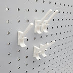 'Just Hanging Pegboards' 1/4" Pegboard Angled Thread-Bobbin Storage Hook, Compatible with 1/4" Pegboards. Sewing Organization