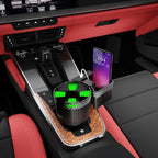 Big Cup Holder Phone Holder for Your car,with Rubber Lining Rotable cupholder Base Safely Hold The Big Water Bottle and Suppo
