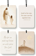 Jesus Air Freshener 4 Pcs, Neutral Christian Jesus Sheep Girl Bible Verse Hanging Air Freshener for Cars Closet Drawer Books,