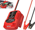 Jump Starter Adapter for Milwaukee 18V Li-ion Battery Powered with Jumper Cable Clamps Portable Car Battery Charger Jump Starter(Battery Not Included)