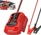 Jump Starter Adapter for Milwaukee 18V Li-ion Battery Powered with Jumper Cable Clamps Portable Car Battery Charger Jump Starter(Battery Not Included)