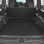 Floor Mats for Toyota Land Cruiser Prado 2024-2026, All Weather Floor Mats Trunk Cargo Liner with Backrest Protectors and Door Sill Guards Accessories, Full Coverage Set (Fit 5 Seats)