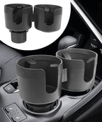 bylikeho 2-in-1 Cup Holder Expander,Multifunctional Car Cup Holder Expander Adapter for Car with Expandable Insert, Fits Yeti