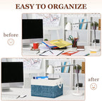 StorageTastic Storage Bin,Collapsible Storage Basket For Organizing,Large Storage Boxes With Rope Handles,Storage Containers,