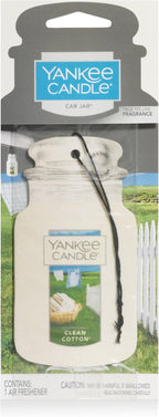Yankee Candle Clean Cotton Paperboard Car Jar 3 Pack