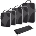BAGSMART Compression Packing Cubes for Travel, Compressible Luggage Organizer for Cruise Ship, Lightweight Travel Essentials 