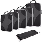 BAGSMART Compression Packing Cubes for Travel, Compressible Luggage Organizer for Cruise Ship, Lightweight Travel Essentials 