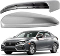Driver Side Mirror Cover Replacement for Honda Civic 2016-2021, Insight 2019-2021 - Left Side Mirror Covers, Rear View Mirror Cap Accessories Grey