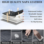 Coverado Car Seat Covers, Front Covers for Cars, Car Seat Cover Front Seats, Car Seat Protector Waterproof, Leather Car Seat 