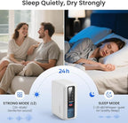 Dehumidifier for Home, Dehumidifiers for Bathroom, Bedroom, Living room, Closet with 68 OZ Water Tank, Moisture Absorbers,