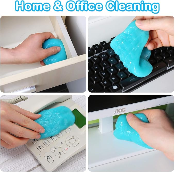 PULIDIKI Car Cleaning Gel Detailing Kit - Automotive Dust Crevice Cleaner Slime for Auto Interior Detail Removal - Putty for 