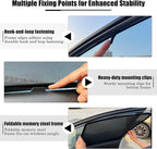 Car Window Sun Shade for Toyota RAV4 2020-2025,Magnetic 2PCS Front Side Window Sunshade with Breathable Mesh Insulate Heat and UV,Does Not Affect Window Lifting