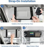 Car Sun Visor Organizer for Ford Transit 250 2025-2015, Document Holder Multifunctional Storage Pocket Vehicle Interior Travel Accessories