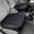 2 Pack Leather Front Car Seat Cover, Anti-Slip and Full Wrap Driver Car Seat Protectors with Storage Pocket, Luxury Waterproo