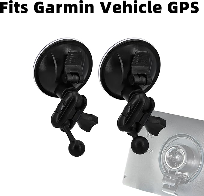 for Garmin Truck RV GPS Mount dezl OTR1020 820 720 620 RV 1095 895 795 Overlander DriveSmart 86 76 66 & for Car GPS Nuvi Holder & for Garmin Dash Cam Windshield Mount (6 Ball Head)