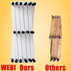 WEBI Accordion Wall Hanger,Expandable Wooden Hat Rack for Wall Mounted Coat Rack,Accordion Hat Hooks Holder for Baseball Caps
