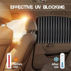 XCBYT Car Window Shades - 2 Pack Car Privacy Curtain 99% Block Light Magnetic Sun Shade for Baby Privacy Protection Keep Cool in Summer Insulate Heat and UV for Sleep Camping Breastfeeding