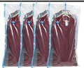 Spacesaver Hanging Vacuum Storage Bags (Pack of 4) - Vacuum Sealer Bags, Closet Organizer, Sealed Storage, Space Bag - Blanke