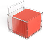 UMAIL File Box,Hanging File Organizer,Portable Storage Bins with Lids,Letter-size File Holder File Cabinet for Office/Home/De