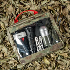 KRYDEX Clear Top Insert Bag with Hook Panel Tactical Packing Cube Travel Organizer Bag (Large-MC)