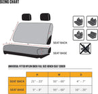 Carhartt Universal Nylon Duck Canvas Automotive Bench Seat Covers, Durable Fitted Full-Size Bench Seat Protection with Rain D