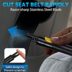 Safehammer - 2026 Upgraded Safe Hammer Glass Breaker Under Water, Car Hammer Seatbelt Cutter Window Breaker Emergency Escape