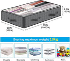 6 Pack Under Bed Storage Containers + 6 Pack Clothes Storage Bags