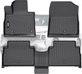 VIWIK Floor Mats for Hyundai Santa FE (Only Hybrid) 2021-2023, Car Mats All Weather Protection Custom Floor Liners Full Set Include 1st and 2nd Row Front & Rear Black Car Liners