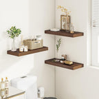 Vivelove Wide Floating Shelves for Wall 12 Inch Deep, 16" X 12" X 2" Floating Shelf, 2 Inch Thick Shelf for Living Room Bathr