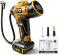 Tire Inflator Portable Air Compressor for DeWalt 20v Max Battery Power,160PSI Cordless Portable Electric Air Pump with Digital Pressure Gauge for Car Motorcycles Bike Sport Ball Auto(no battery)