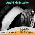 18 Inch Truck Steering Wheel Cover Velvet Wheel Semi-Truck Comfy Grip Cover Anti Slip Car Accessory, Fits Rv, Big Rig and Classic Car (Black, Fashion Style)