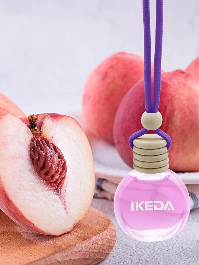 Ikeda Car Air Freshener: Hanging Car Smell Air Freshener | 10ml Hanging Car Perfume | Long Lasting Fragrance | Strong Scents 
