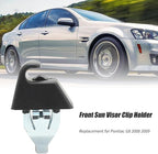 13187128 Front Sun Visor Clip Holder, Replacement for Pontiac G8 2008 2009 (Black)