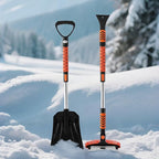 Snow Shovel and Snow Brush 42 in Extendable Snows Broom & Ice Scraper with 180° Pivoting Head Non-Slip Grip Portable Winter Snows Removal Tools for Cars Trucks SUVs Vehicle